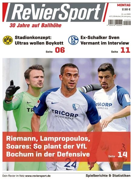 RevierSport – 13 Juli 2020 Cover