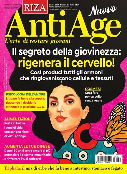 Riza AntiAge – Giugno 2020 Cover