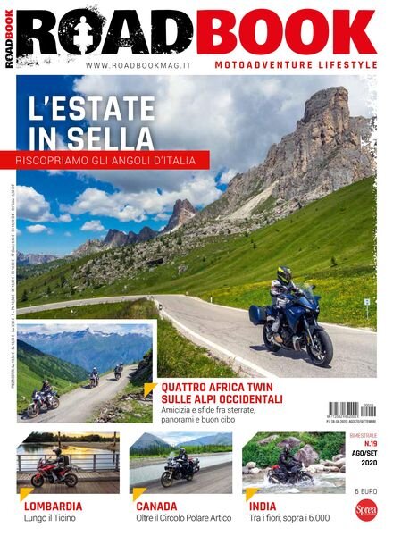 RoadBook – Agosto-Settembre 2020 Cover