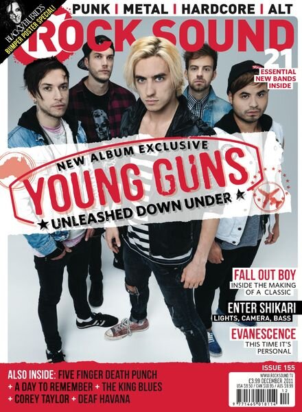 Rock Sound – December 2011 Cover