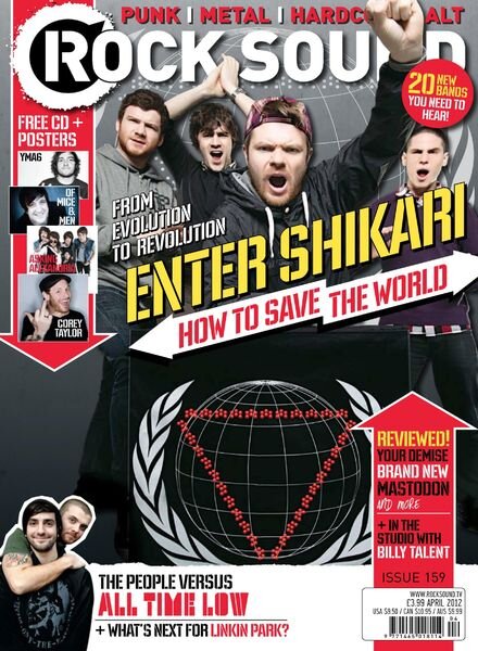 Rock Sound Magazine – April 2012 Cover