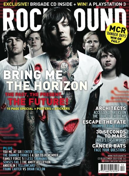Rock Sound Magazine – December 2010 Cover