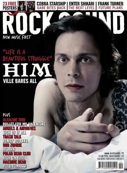 Rock Sound Magazine – February 2010 Cover