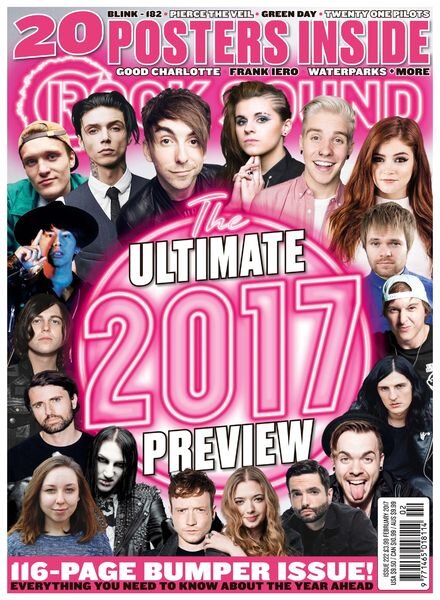 Rock Sound Magazine – February 2017 Cover