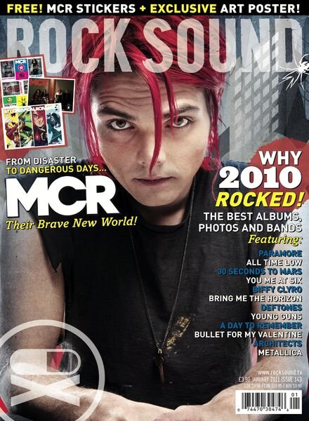 Rock Sound Magazine – January 2011 Cover