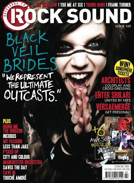 Rock Sound Magazine – July 2011 Cover