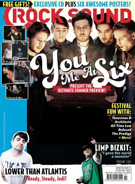 Rock Sound Magazine – July 2012 Cover
