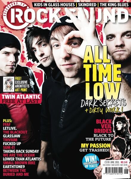 Rock Sound Magazine – June 2011 Cover