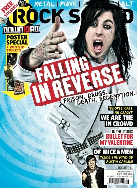 Rock Sound Magazine – June 2012 Cover