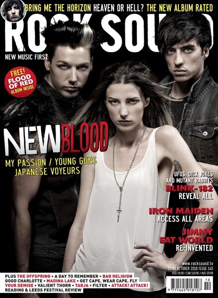 Rock Sound Magazine – October 2010 Cover
