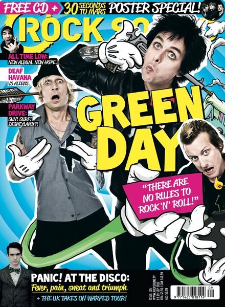 Rock Sound Magazine – September 2012 Cover