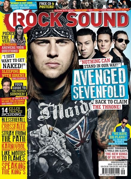 Rock Sound Magazine – September 2013 Cover