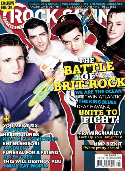 Rock Sound Magazine – Summer 2011 Cover