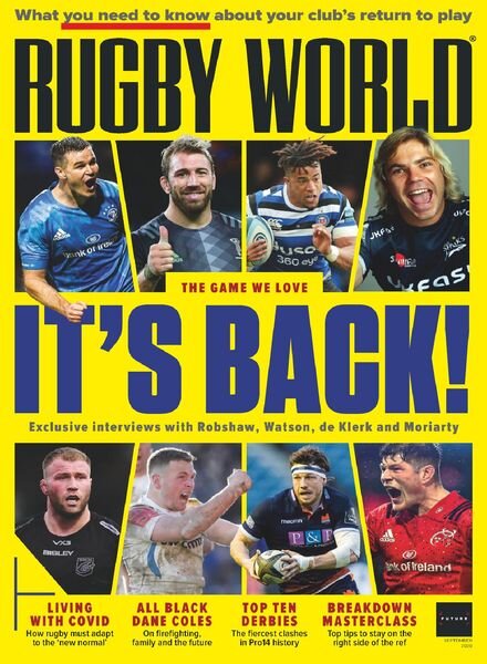 Rugby World – September 2020 Cover