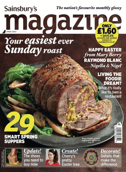 Sainsbury’s Magazine – April 2012 Cover