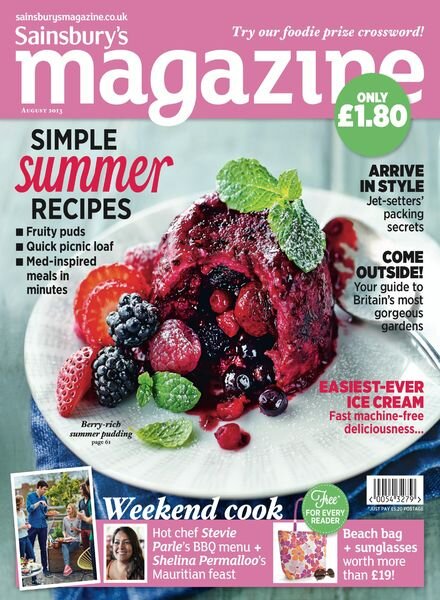 Sainsbury’s Magazine – August 2013 Cover