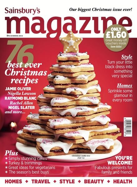 Sainsbury’s Magazine – December 2011 Cover