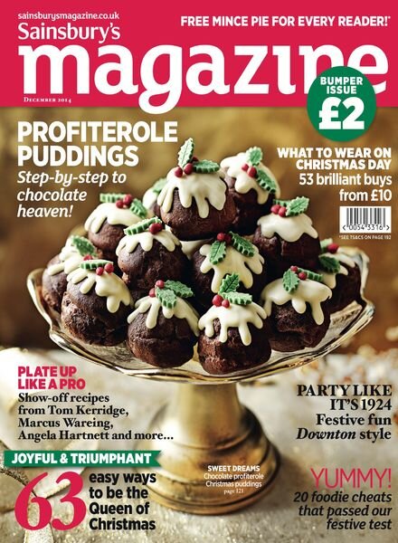 Sainsbury’s Magazine – December 2014 Cover