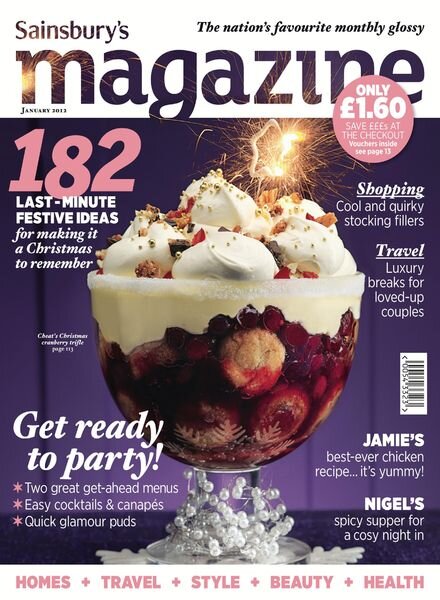 Sainsbury’s Magazine – January 2012 Cover