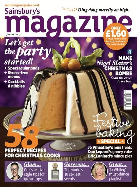Sainsbury’s Magazine – January 2013 Cover
