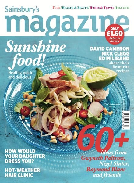 Sainsbury’s Magazine – July 2011 Cover