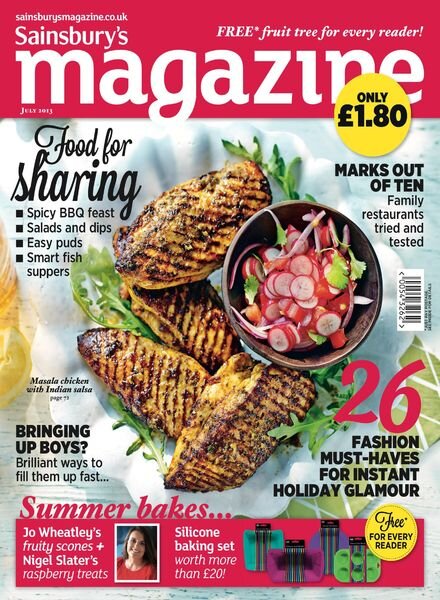 Sainsbury’s Magazine – July 2013 Cover