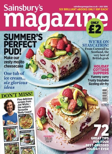 Sainsbury’s Magazine – July 2016 Cover
