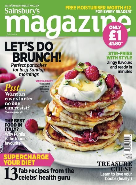 Sainsbury’s Magazine – June 2015 Cover