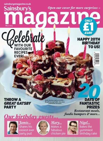 Sainsbury’s Magazine – May 2013 Cover
