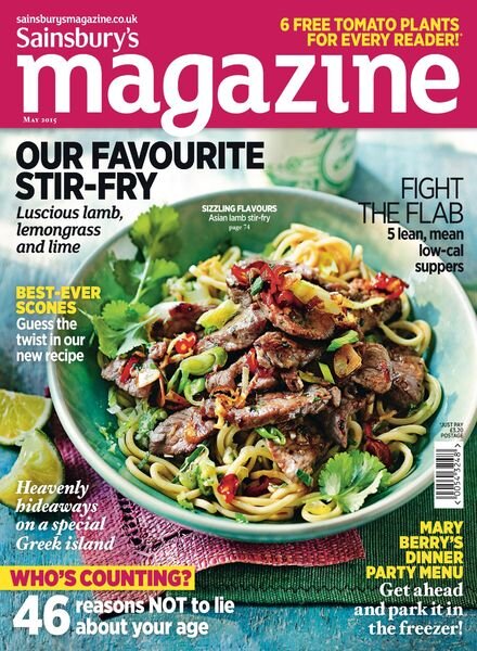 Sainsbury’s Magazine – May 2015 Cover