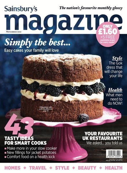 Sainsbury’s Magazine – November 2011 Cover