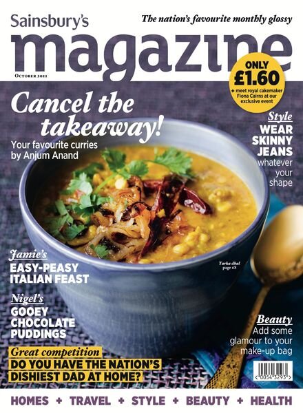 Sainsbury’s Magazine – October 2011 Cover
