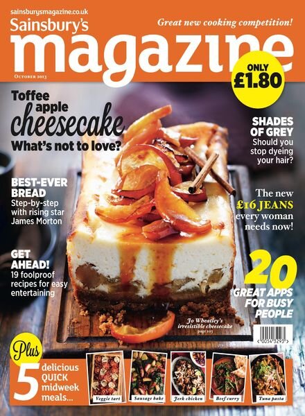 Sainsbury’s Magazine – October 2013 Cover