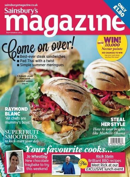 Sainsbury’s Magazine – September 2013 Cover