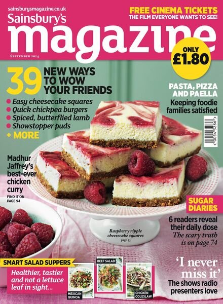 Sainsbury’s Magazine – September 2014 Cover