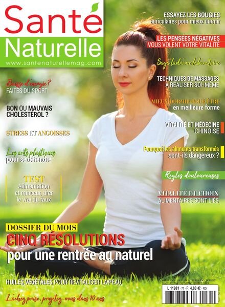 Sante Naturelle – Septembre-Octobre 2020 Cover