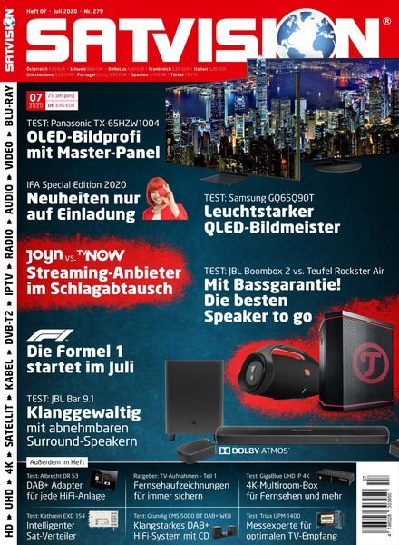 Satvision – Juli 2020 Cover