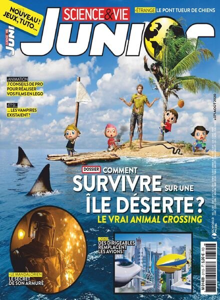 Science & Vie Junior – aout 2020 Cover