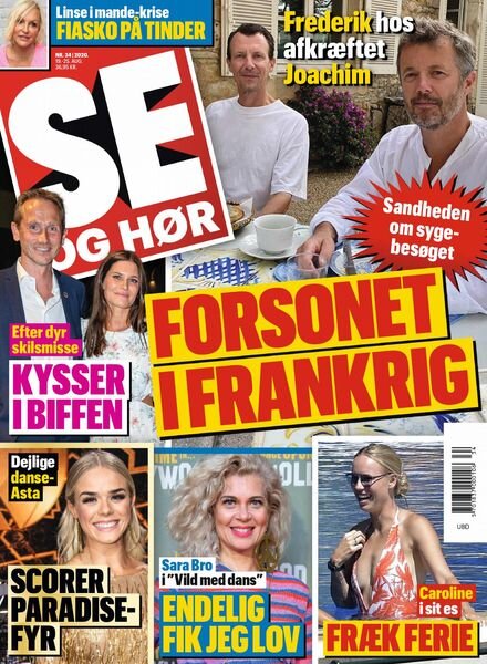 SE og HOR – 19 august 2020 Cover