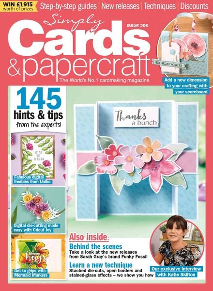 Simply Cards & Papercraft – Issue 206 – June 2020 Cover