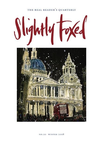 Slightly Foxed – Winter 2008 Cover