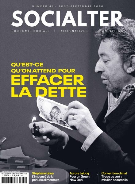 Socialter – Aout-Septembre 2020 Cover
