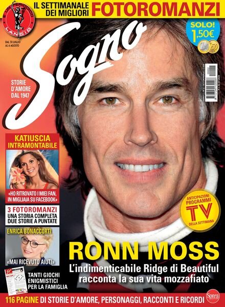 Sogno – 31 Luglio 2020 Cover