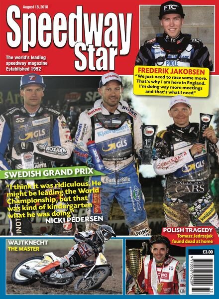 Speedway Star – August 18, 2018 Cover