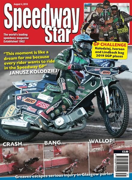Speedway Star – August 4, 2018 Cover