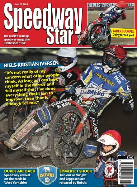 Speedway Star – June 23, 2018 Cover
