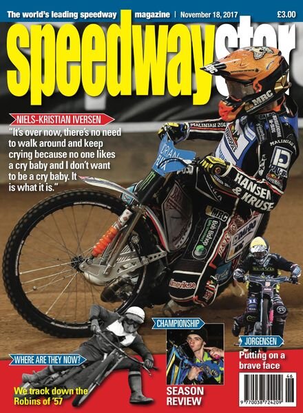 Speedway Star – November 18, 2017 Cover