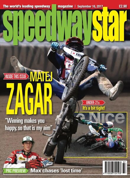 Speedway Star – September 16, 2017 Cover