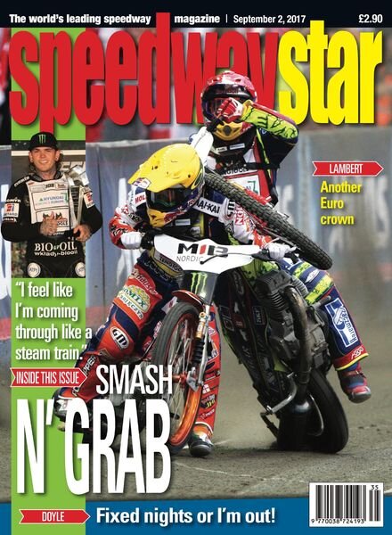 Speedway Star – September 2 2017 Cover