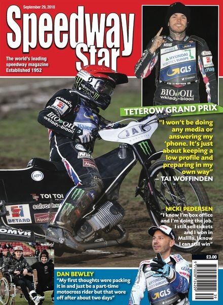 Speedway Star – September 29, 2018 Cover